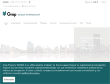 Tablet Screenshot of grupogmp.com